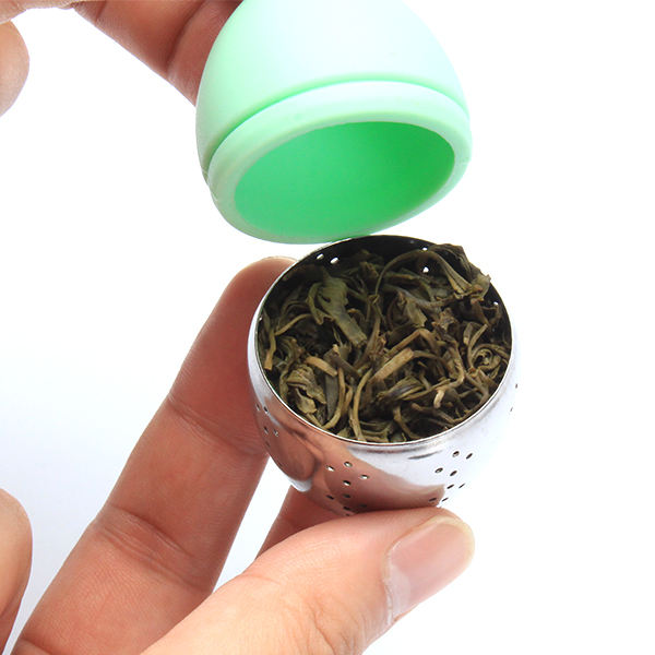 leaf shaped Tea Filters Tea Scoop with Bag Clip Tea Strainers