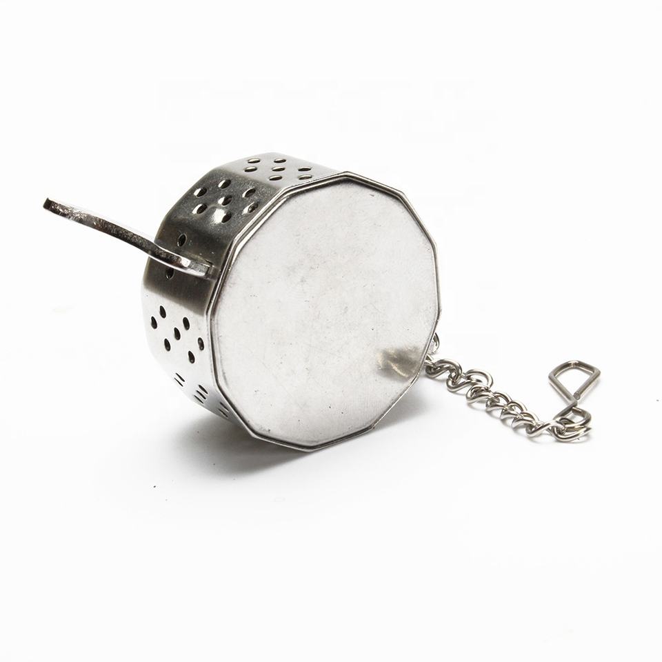 Hot Selling Teapot Shape Stainless steel Tea Infuser Strainer with Chain Holder