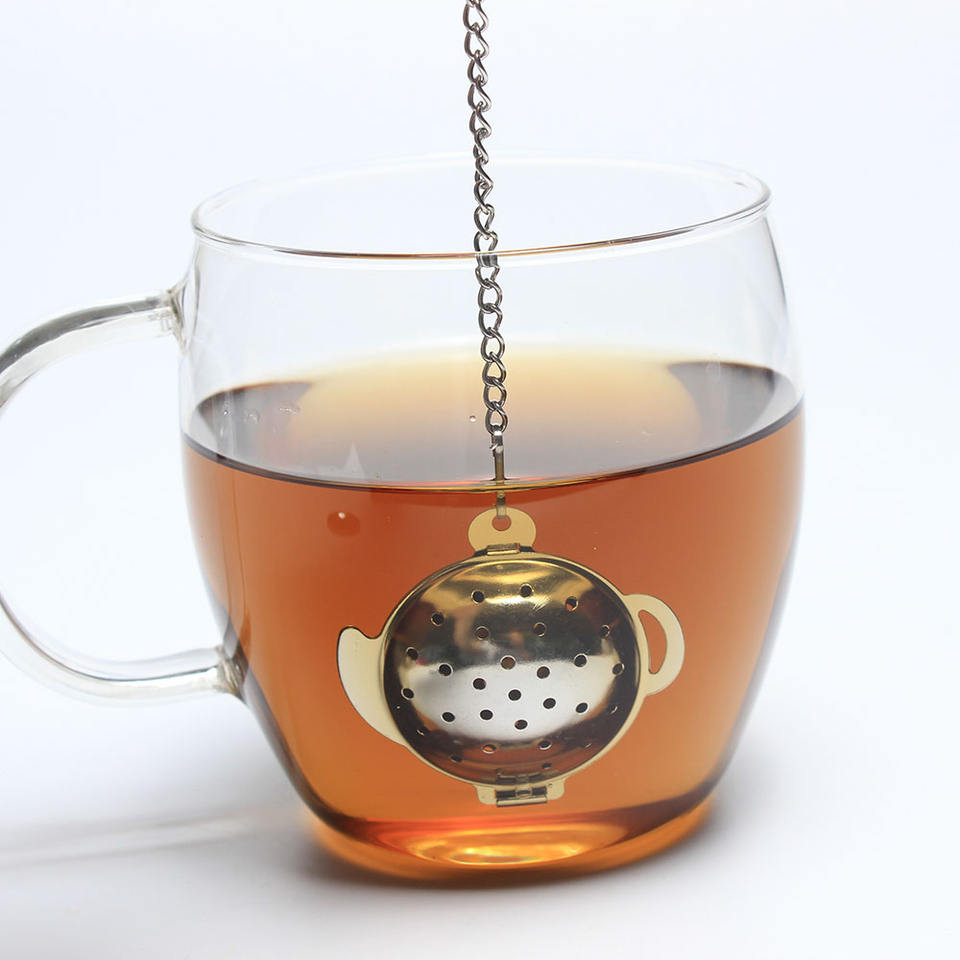 Tea Pot Filter Infuser Souvenir Best Teapot Shape 304 Stainless Steel Chinese Wedding Gifts Making Tea 7-10 Days Helping CN;GUA