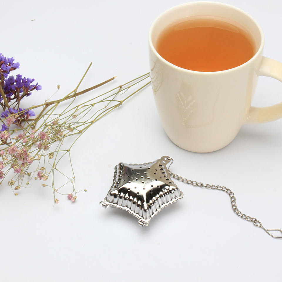 Hot selling metal tea filter nature herbal loose leaf tea infuser for cup mug