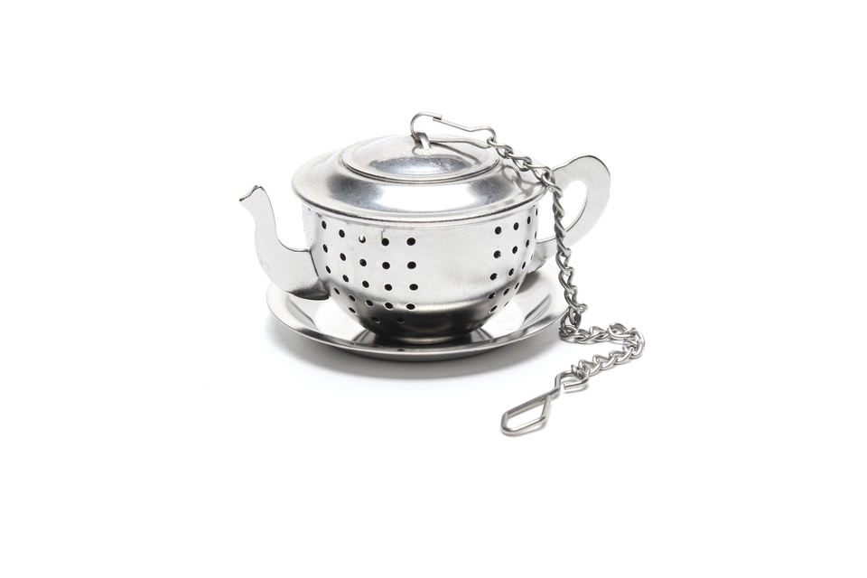 Hot Selling Little Teapot Shape Metal Tea Ball Strainer Lover Gift