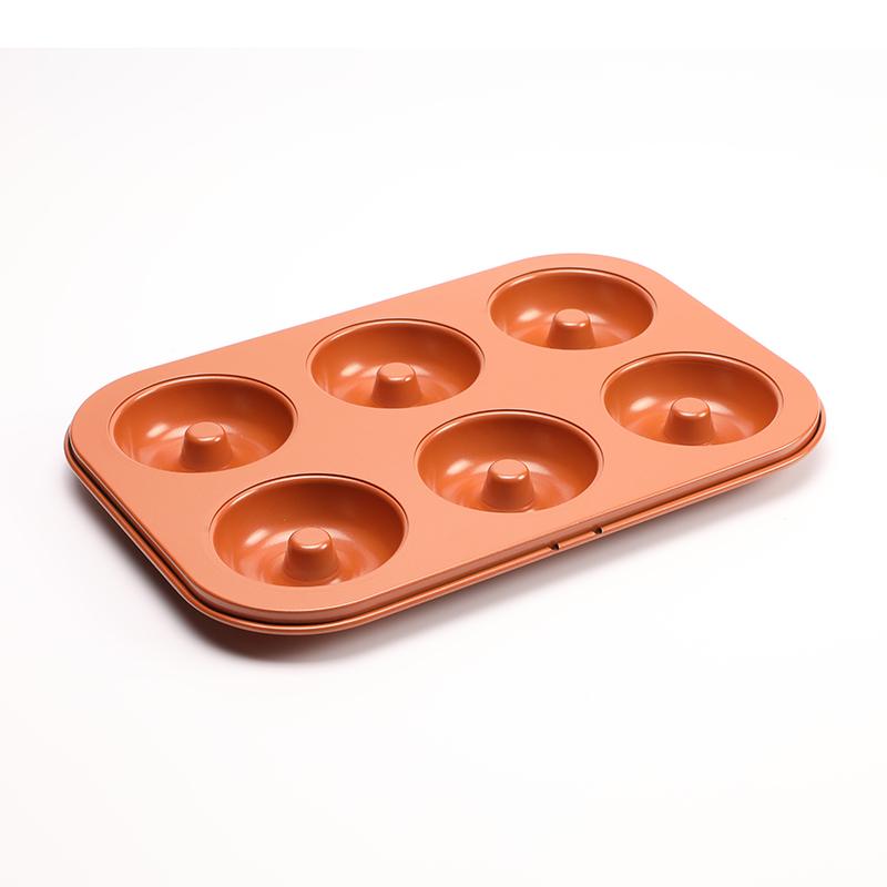 6 Cups Muffin Pan Set Non-Stick Cupcake Baking Pan Carbon Steel Muffin Tins Baking Tray for Cakes