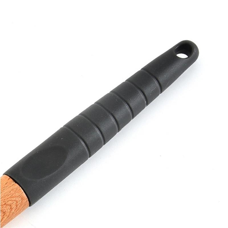 Wooden Handle Non-stick Heat Resistant Cream Butt Cake Spatula Spaghetti Server