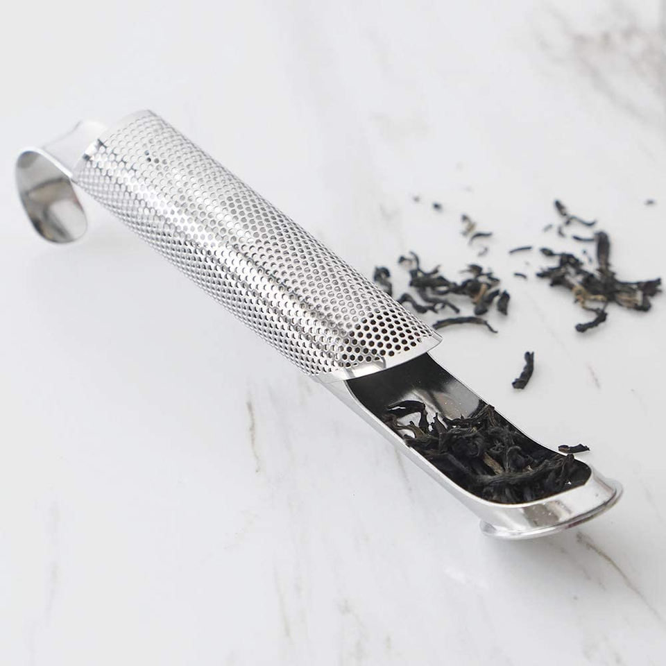 Stainless Steel Flower Tea Stick Infuser Loose Leaf Tea Tube Filter