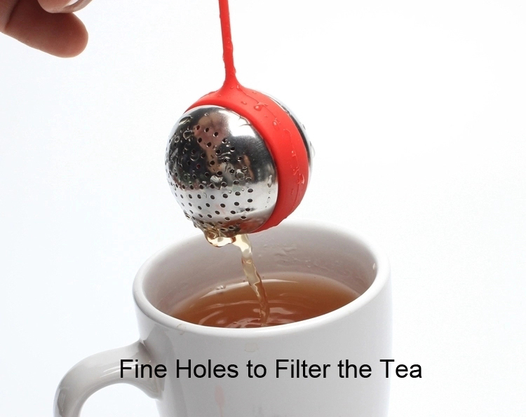 Own Design Custom Stainless Steel Silicone Loose Leaf Tea Ball Pot Infuser Teaware Tools