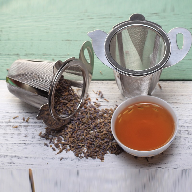 Stainless Steel Mesh Tea Strainer Metal Teapot Shape Tea Strainer For Mug