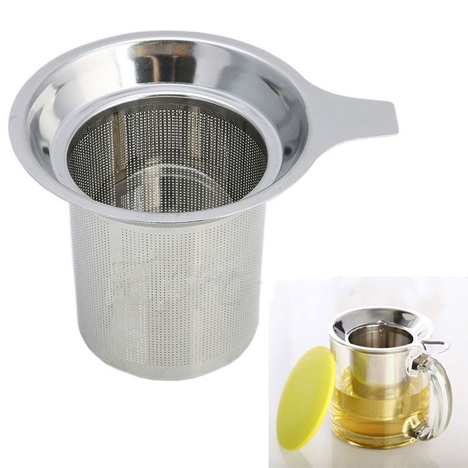 Hot Reusable Loose Tea Stainless Steel Infuser Leaf Filter Mesh Tea Strainer