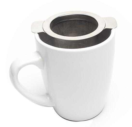 Mesh Tea Infuser Metal Cup Strainer Loose Tea Leaf Filter Sieve Stainless Steel Silver Coffee & Tea Tools Support Food Safe