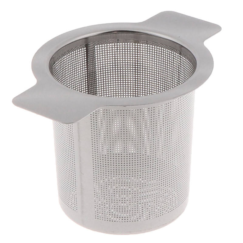 Mesh Tea Infuser Metal Cup Strainer Loose Tea Leaf Filter Sieve Stainless Steel Silver Coffee & Tea Tools Support Food Safe