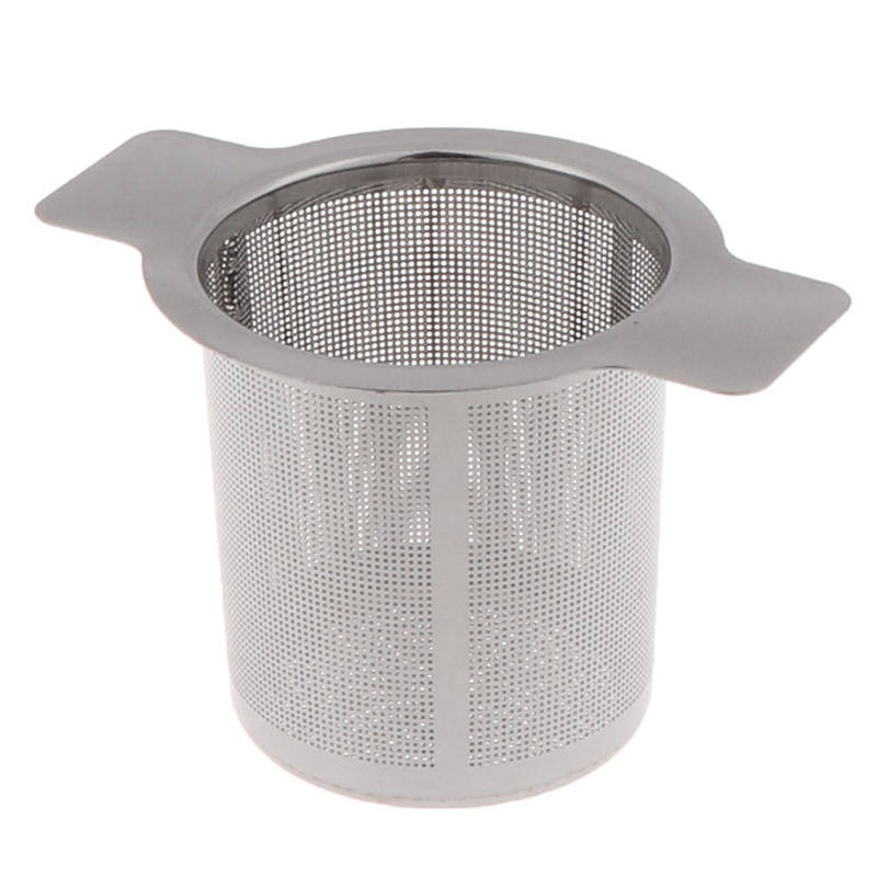 Mesh Tea Infuser Metal Cup Strainer Loose Tea Leaf Filter Sieve Stainless Steel Silver Coffee & Tea Tools Support Food Safe