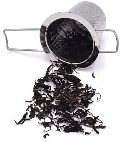 Extra Fine Tea Infuser Stainless Steel Tea Strainer Filter Tea Steeper Diffuser with Long Folding Handles