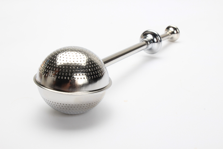 Tea Infuser Stainless Steel Fine Hole Loose Tea Leave Tea Infuser with Spring Handle