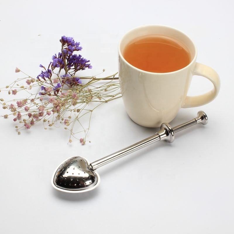 heart shape stainless steel tea infuser mesh tea tools for making tea