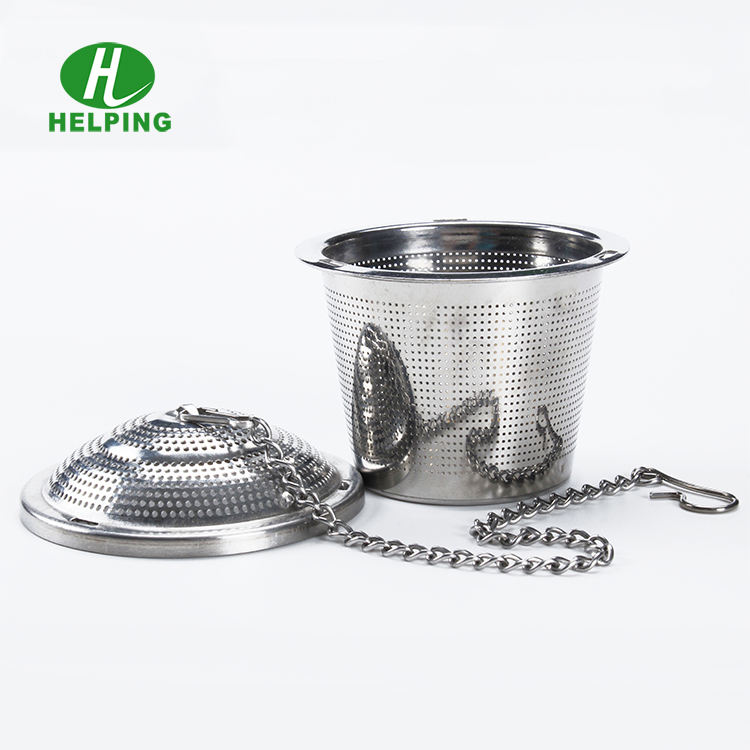 Traditional style 5cm diameter stainless steel tea infuser for making loose leaf tea