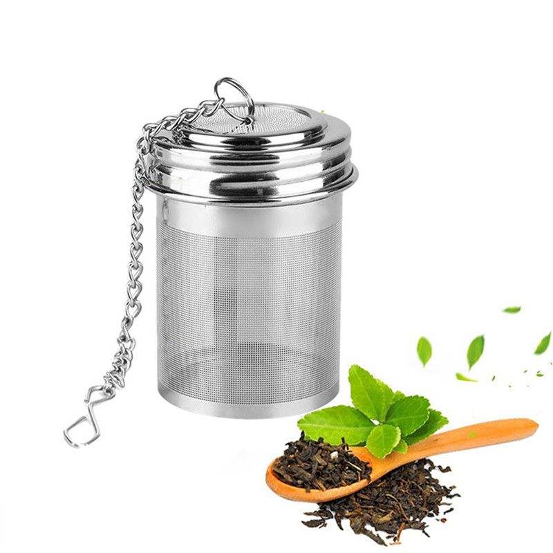 Stainless Steel Tea Infuser Strainer Leaf Spice Herbal Reusable Mesh Filter Home Kitchen Accessories