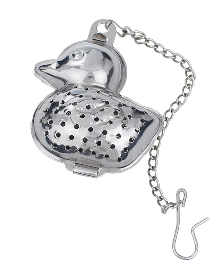 Mini Stainless Steel Tea Infuser Metal Strainer Duck Shape