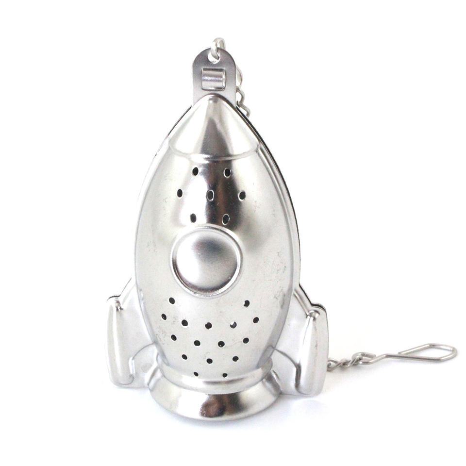 Tiny Hot Rocket Shape Stainless Steel Tea Ball Infuser Tool Wedding Party Gift