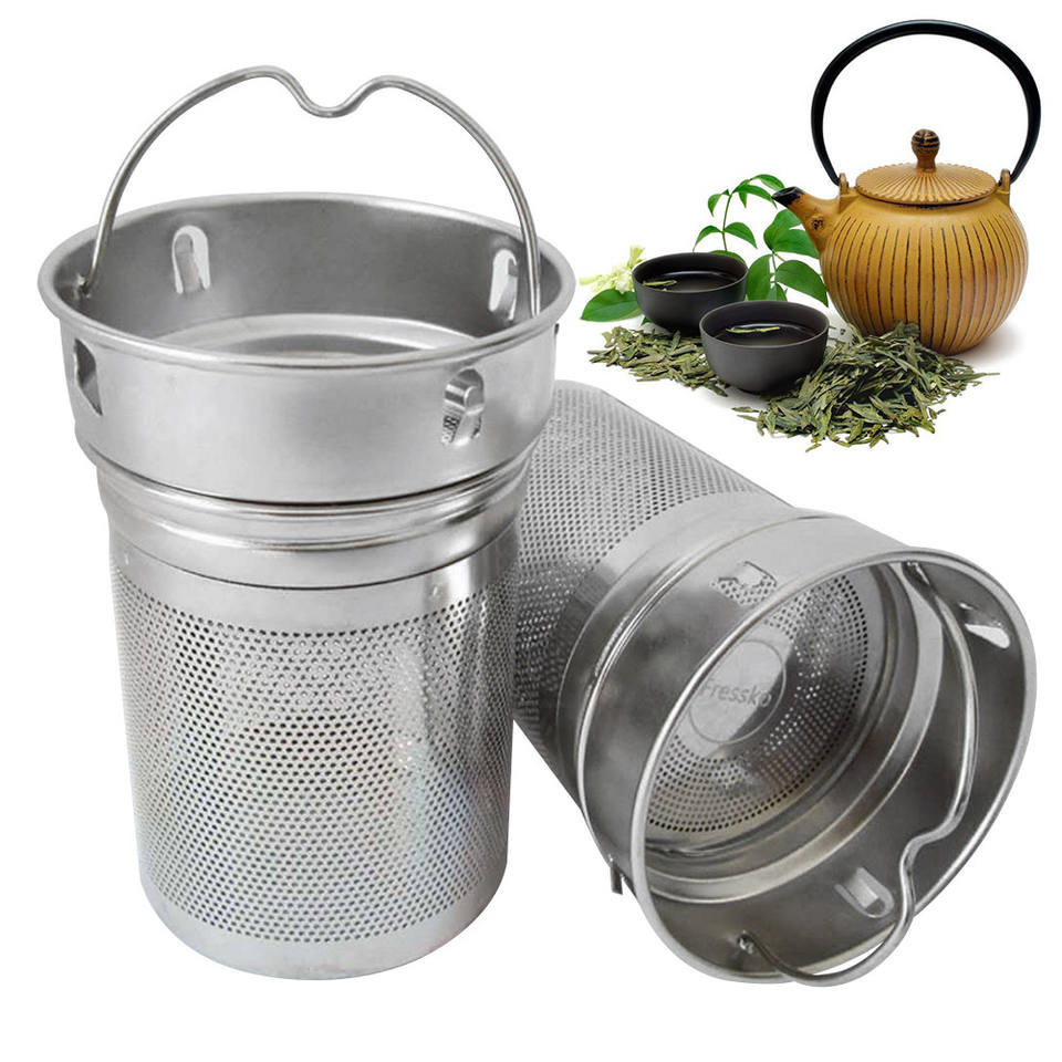 Fine Mesh Portable Tea Infusers Filter Stainless Steel Tea Strainer for Office Home OPP Bag Food Grade Modern Coffee & Tea Tools