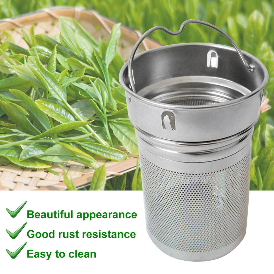 Fine Mesh Portable Tea Infusers Filter Stainless Steel Tea Strainer for Office Home OPP Bag Food Grade Modern Coffee & Tea Tools