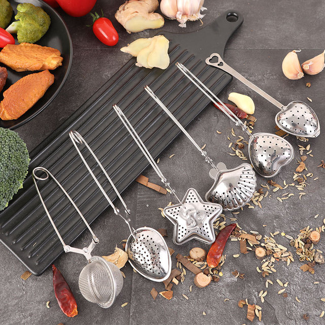 Stainless Steel Infuser Long-Handled Ball Shape Tea Strainer Tea Diffuser