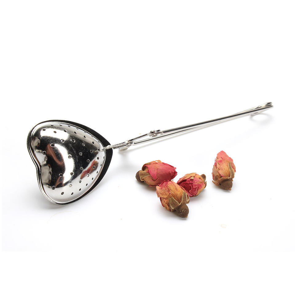 Heart Shape Stainless Steel Tea Sieve Strainer Accessory