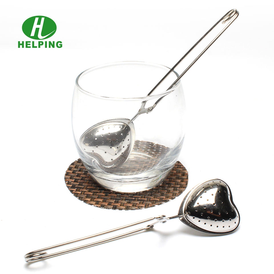 Heart Shape Stainless Steel Tea Sieve Strainer Accessory