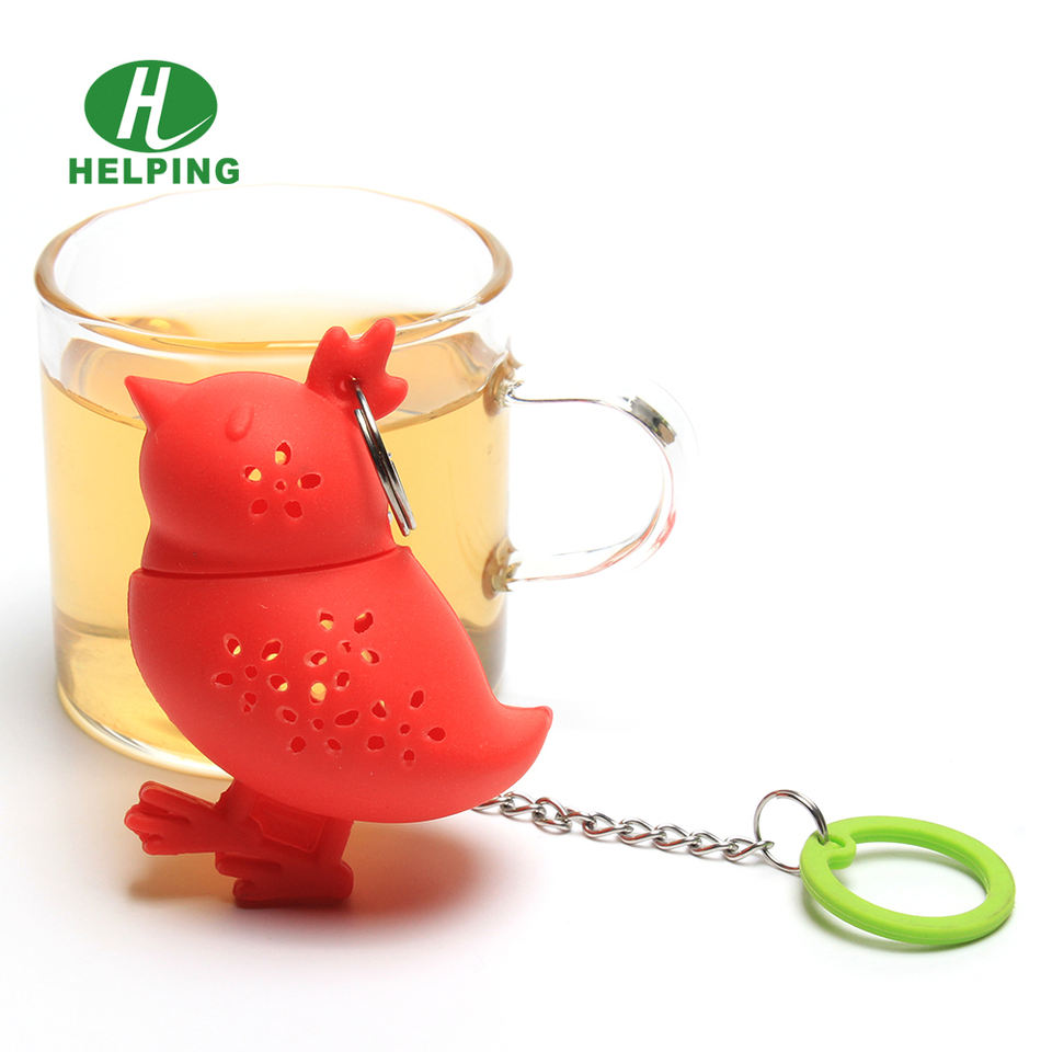 Chicken Style Food Grade Silicone Tea Strainer BPA Free Tea Infuser