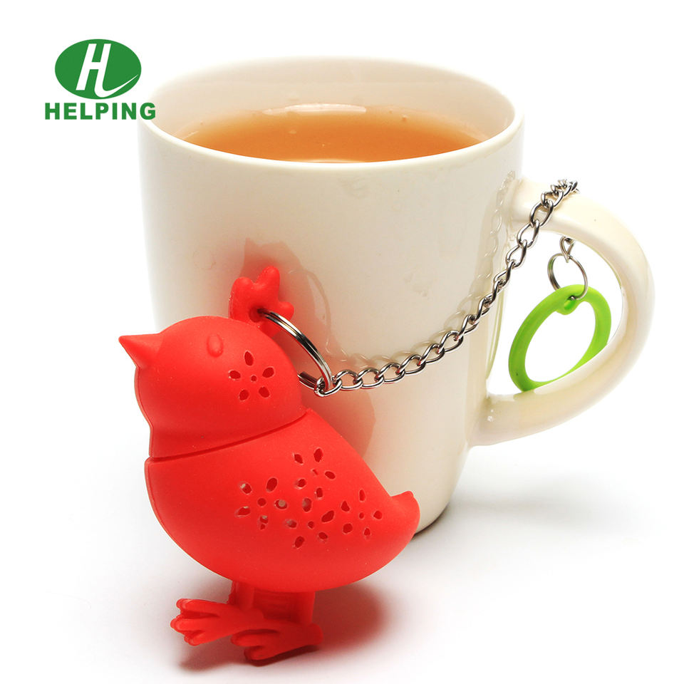 Chicken Style Food Grade Silicone Tea Strainer BPA Free Tea Infuser