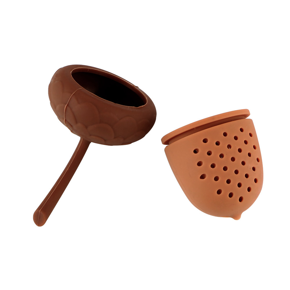 Cute Kawaii Acorn Mini Tea Infuser Tea Leaf Strainer Brewing Device Herbal Spice Filter Kitchen Tools Infusor