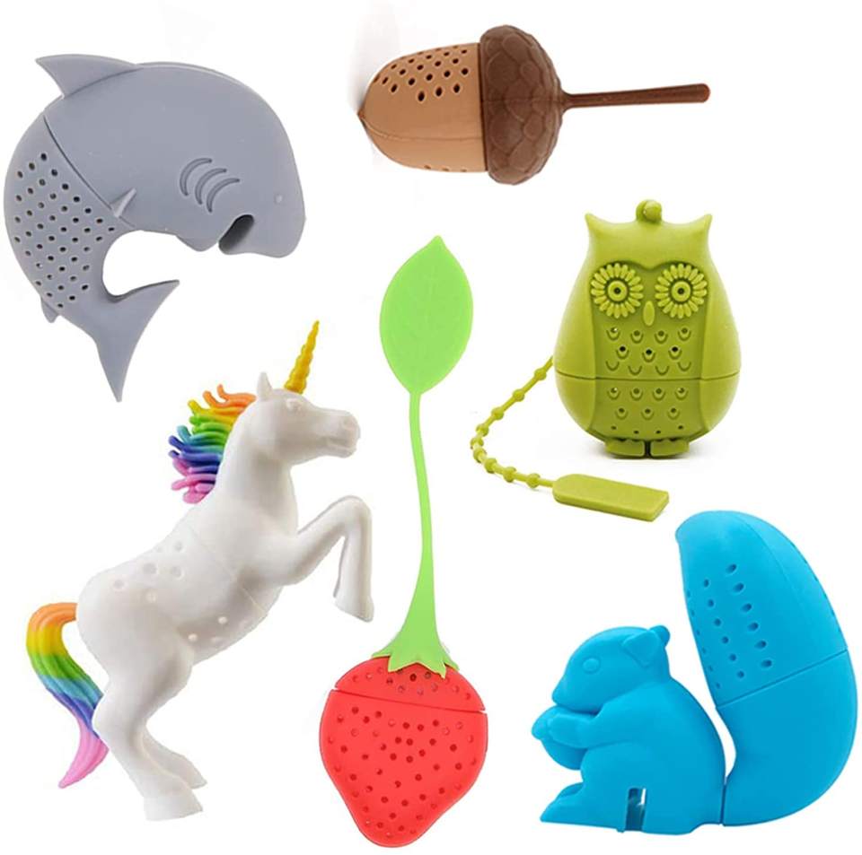 Cute Kawaii Acorn Mini Tea Infuser Tea Leaf Strainer Brewing Device Herbal Spice Filter Kitchen Tools Infusor