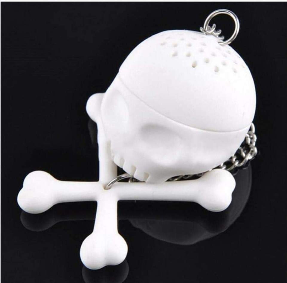 Bones Skull Tea Infuser Loose Leaf Herbal Tea Filter Tea Strainer Diffuser