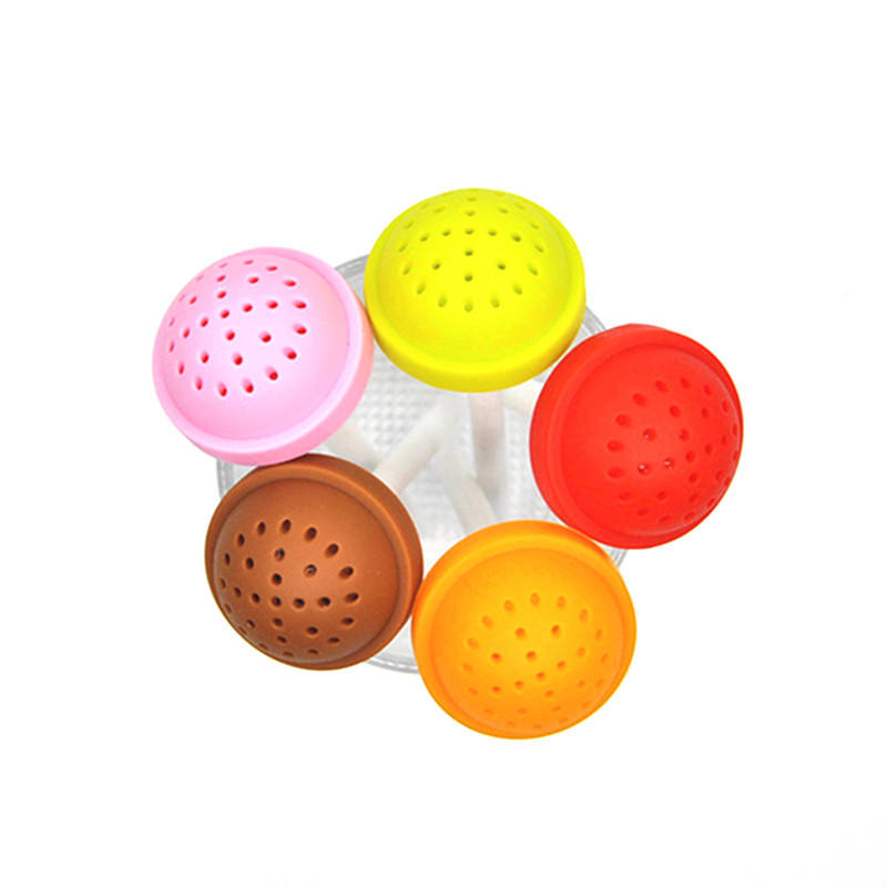 Reusable Silicone Tea Infuser Creative Lollipop Shape Funny Herbal Tea Bag Coffee Filter Strainer Tea Accessories