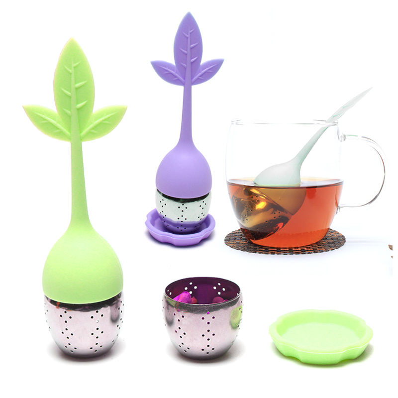 Food Grade Custom Silicone Tea Infuser Creative Tea Strainer For Loose Tea Leaf