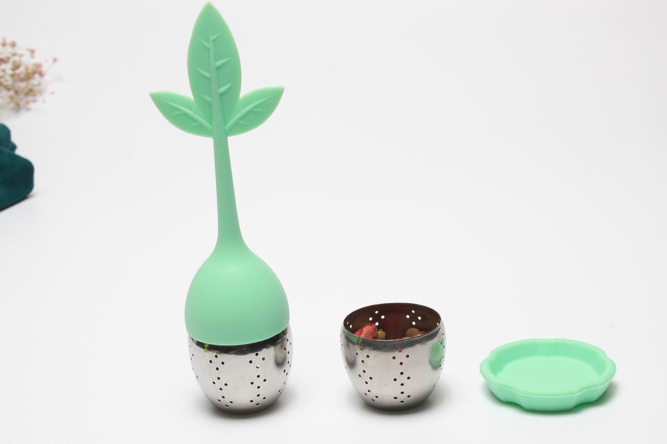 Food Grade Custom Silicone Tea Infuser Creative Tea Strainer For Loose Tea Leaf