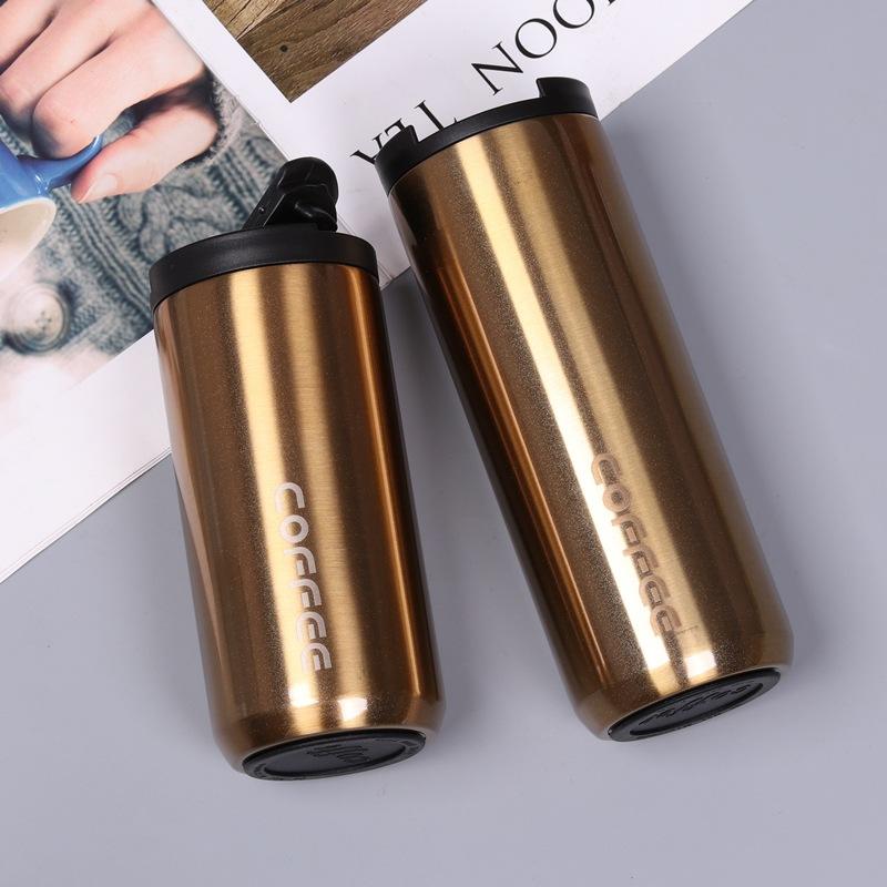 stainless steel portable vacuum coffee cup, stainless steel Coffee insulated cup for travel