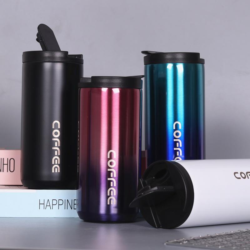 stainless steel portable vacuum coffee cup, stainless steel Coffee insulated cup for travel