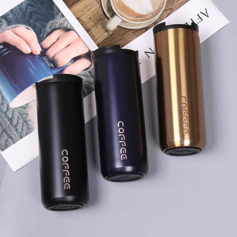 stainless steel portable vacuum coffee cup, stainless steel Coffee insulated cup for travel