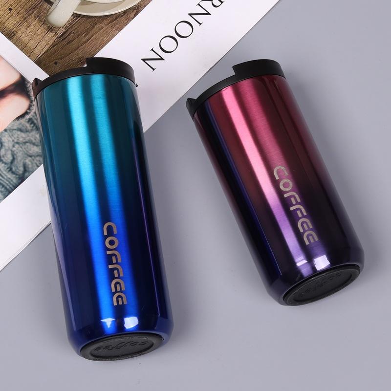 stainless steel portable vacuum coffee cup, stainless steel Coffee insulated cup for travel