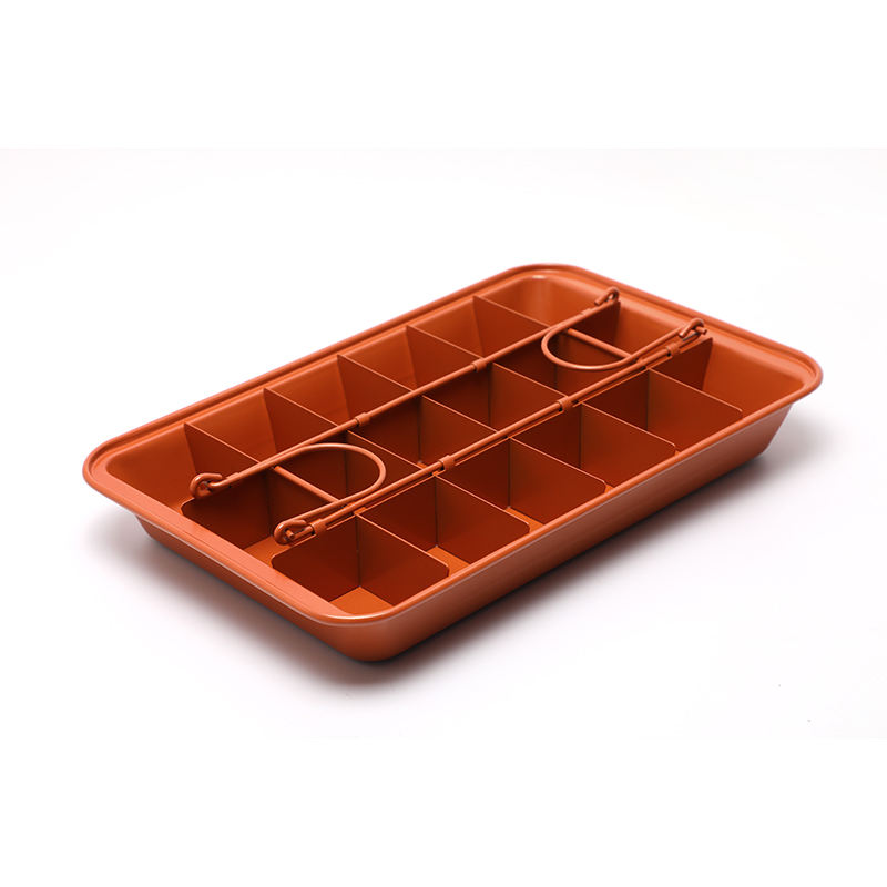 High Quality 18 Holes Non-Stick Carbon Steel Brownie Pan Cake Pan Baking Mold