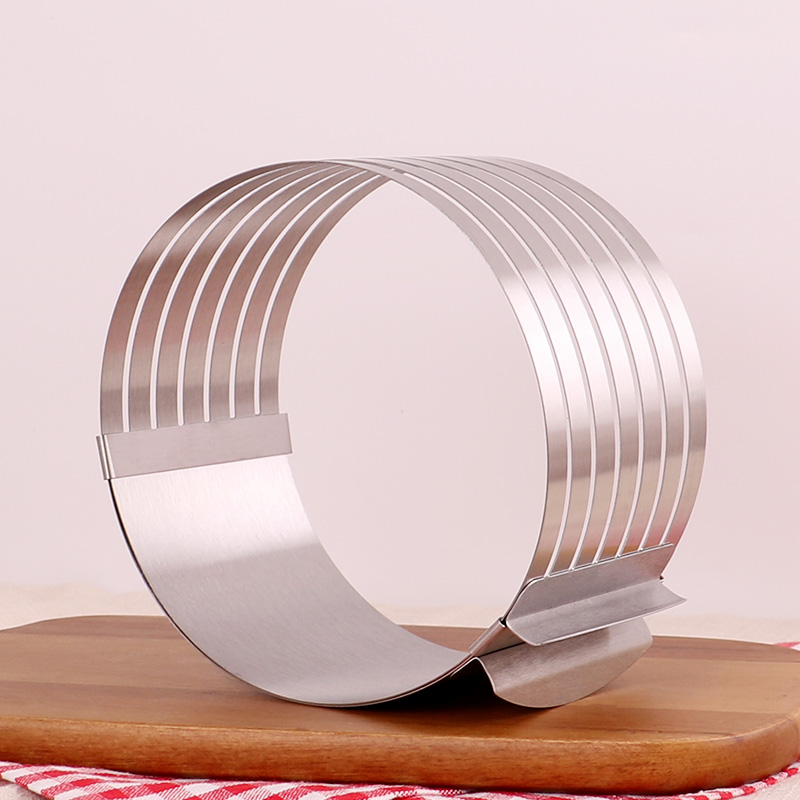 Stainless Steel Retractable Circular Mousse Cut Tool Slice Mousse Ring Cake Layer Slicer