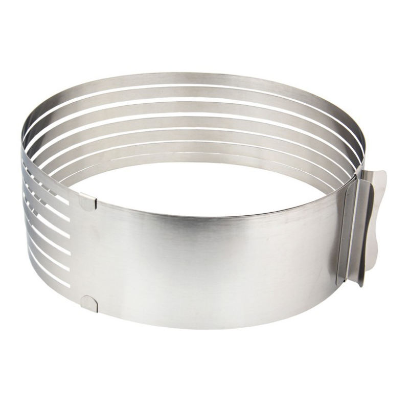 Stainless Steel Retractable Circular Mousse Cut Tool Slice Mousse Ring Cake Layer Slicer