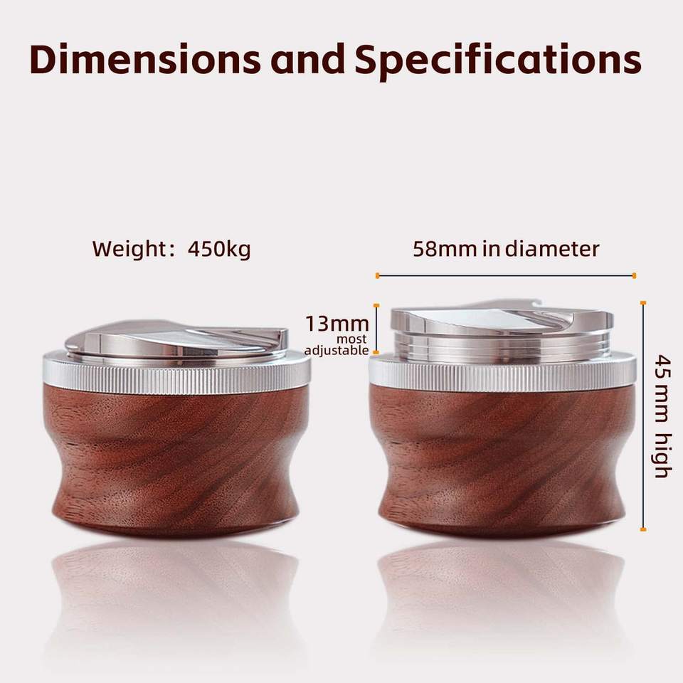 53mm Coffee Distributor & Tamper with Indicator