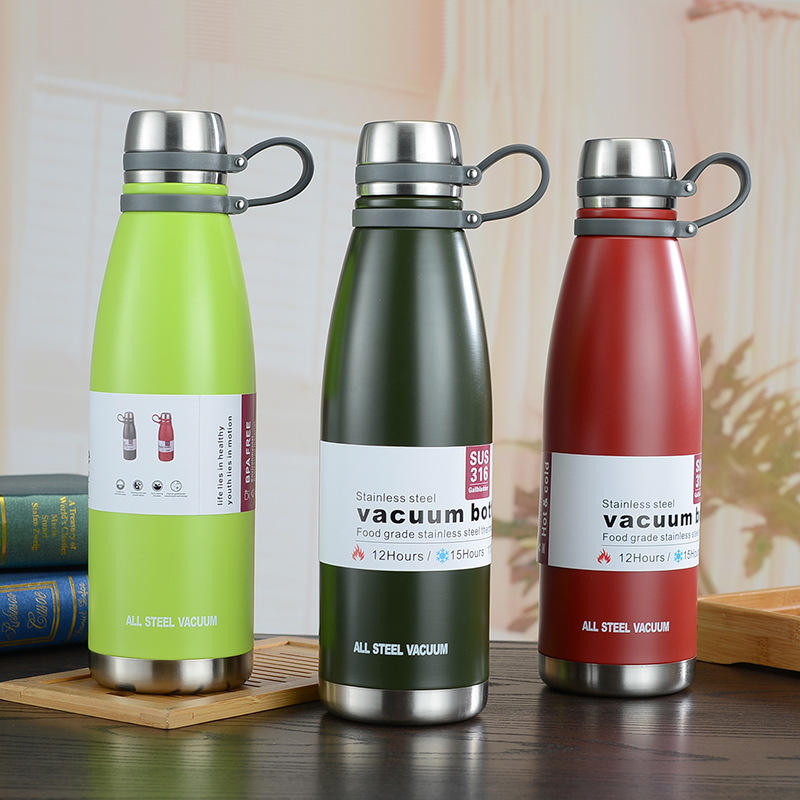 wholesale thermos cup outdoor sports water bottle portable car cup vacuum portable water bottle