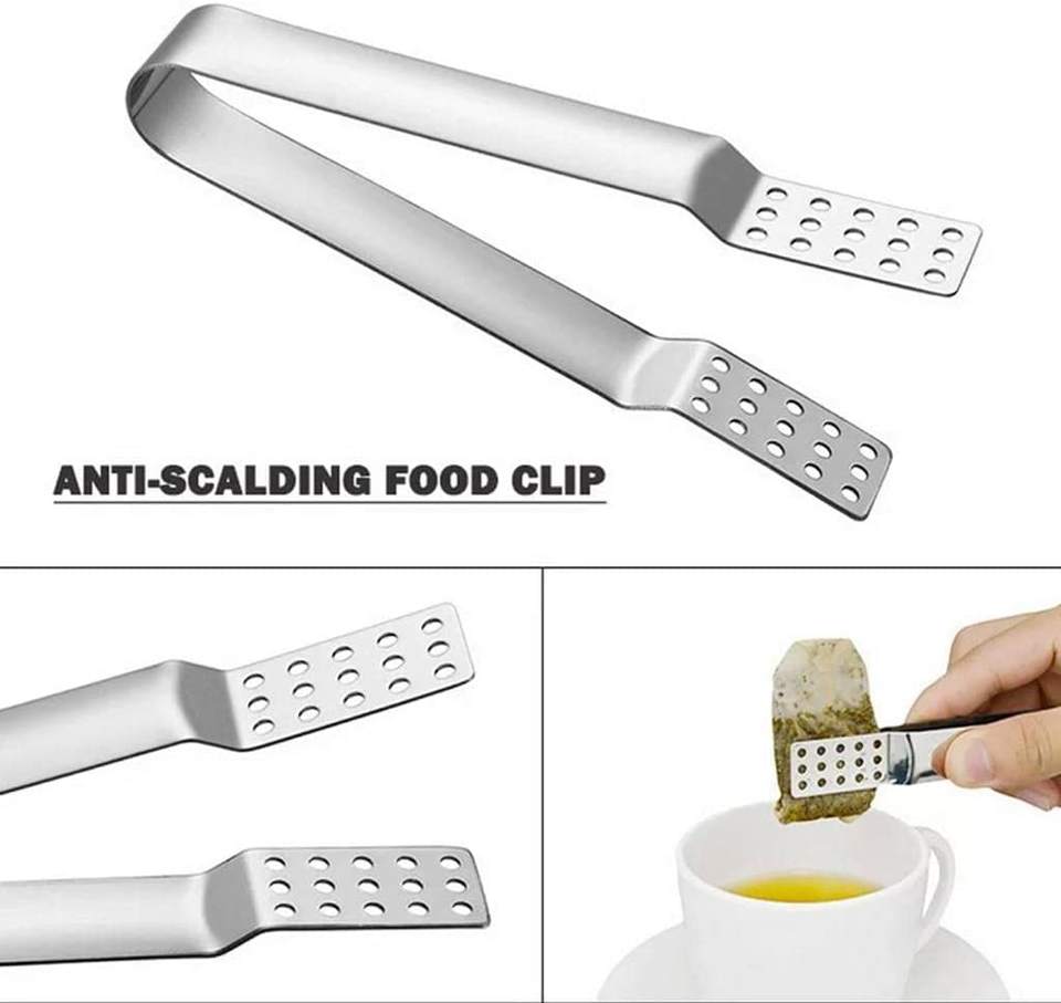 Tea Bag Squeezer Clip Stainless Steel Tea Bag Holder Tea Bag Tongs