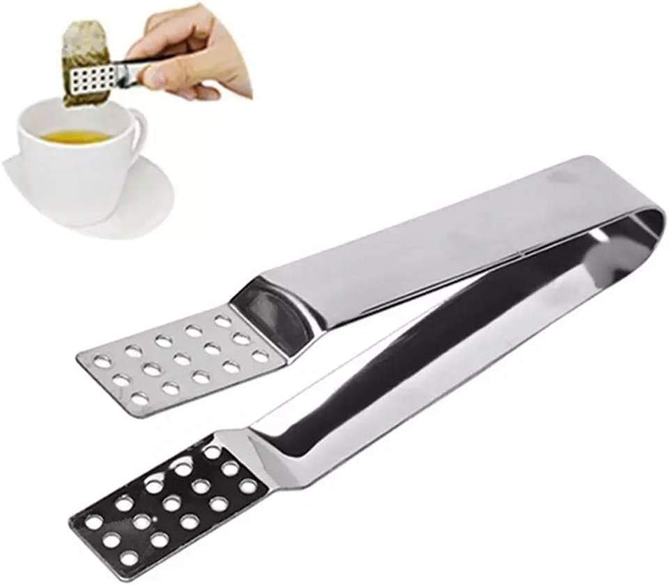 Tea Bag Squeezer Clip Stainless Steel Tea Bag Holder Tea Bag Tongs