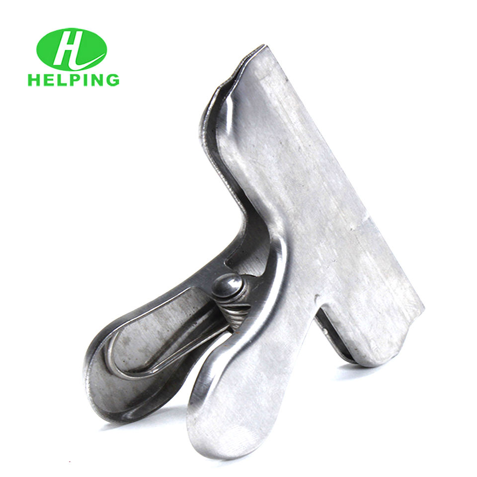 Hot selling high quality stainless steel snack coffee tea bag sealing clips