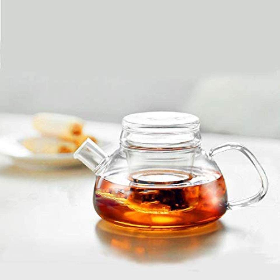 Teapots Tea Sets Glass Kettle Transparent Pot Heat-resistant Glass Straight Coffee Tea Sets Tea KETTLES All-season Worldwide