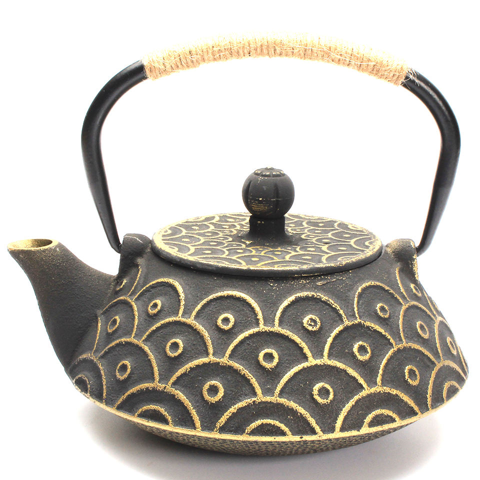 Cast Iron Coffee Kettle Chinese Thick Tea Water Pot