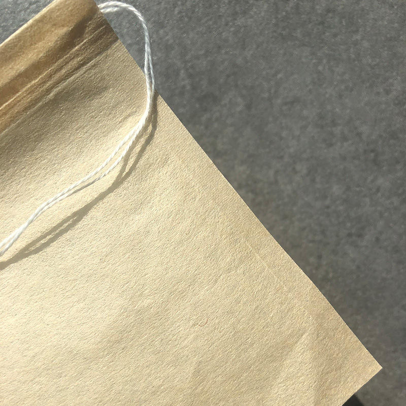 Food Grade Square Shape Unbleached Original Wooden Drip Paper Coffee Filter Paper