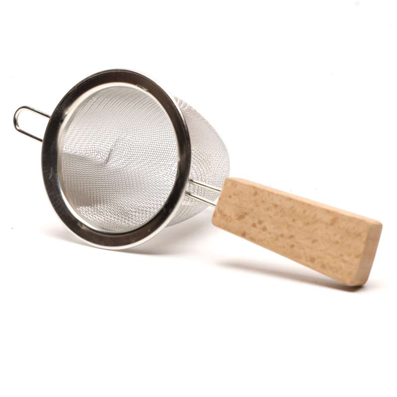 304 Stainless Steel Tea Infuser with Wooden Handle for teapot mug cup